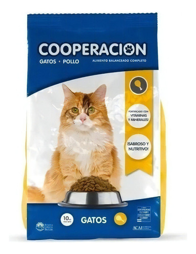 Cooperacion Gato Adulto 10 Kg Pollo- Guau Yeah 