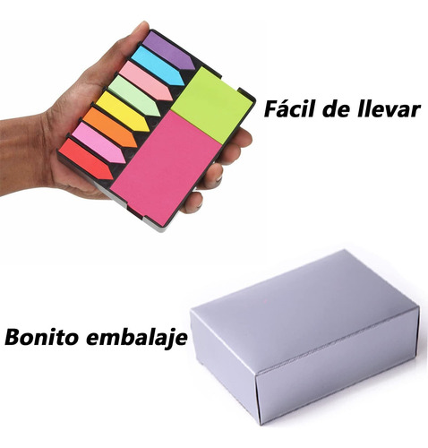 Notas Adhesivas De Colores, Kit De Notas Adhesivas