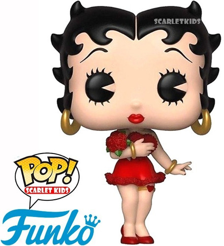 Funko Pop Betty Boop 552 Corazon Original Funko Scarlet Kids