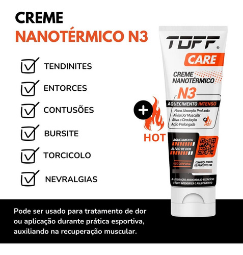 Kit Creme Nanotermico N3 Toff E Stick Cicatrizante Calos