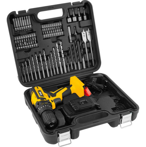 Parafusadeira Furadeira À Bateria 12v Imp Kit 74 Vonder