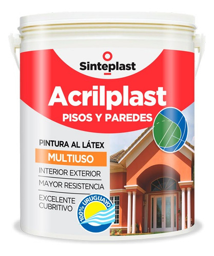 Acrilplast Multiusos 4 Litros Pisos Y Paredes Sinteplast