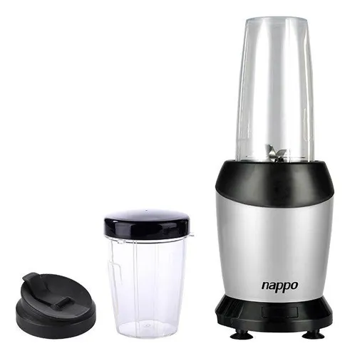 Licuadora Portátil Nappo Acero Inox 1200w 220v Con 2 Vasos