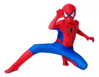 Disfraz Hombre Araña Spiderman Clasico Niño Importado