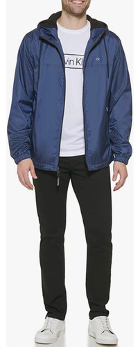 Chaqueta Calvin Klein Capota Hombre Acolchada M179