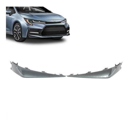 Par De Lips Spoilers Delanteros Toyota Corolla Se Xse 2020