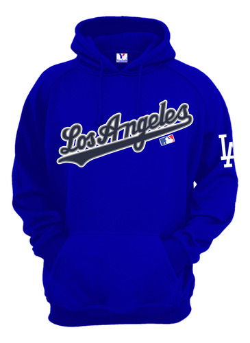 Sudadera Dodgers, Unisex Con Capucha Y Cangurera D12