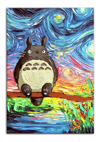 Imagem 1 de 3 de Placa Quadro Decorativo Meu Vizinho Totoro Personalizado Mdf