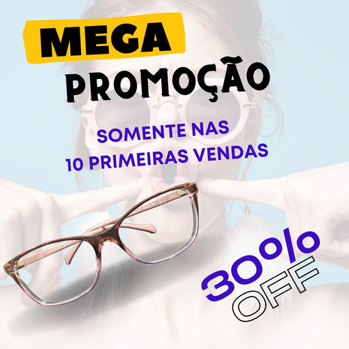 Óculos Armaçao Grau Lavorato Original Luxo
