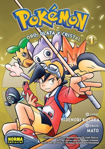 Manga- Pokémon N°5- Oro, Plata Y Cristal 1