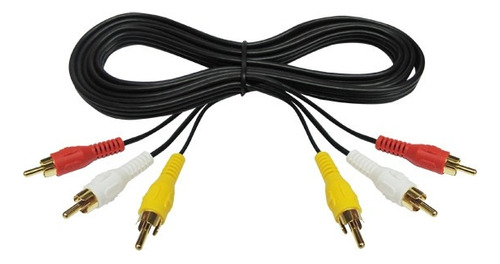Cable 2x1 3x1 3x3 Audio Rca Auxiliar Mini Plug 3.5 Corneta