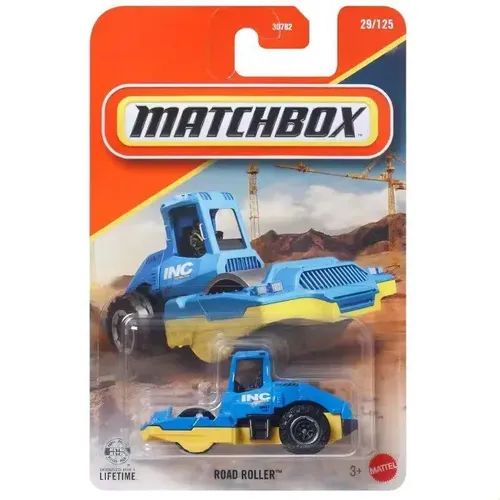 Matchbox Road Roller 1:64 Liga | Parcelamento sem juros