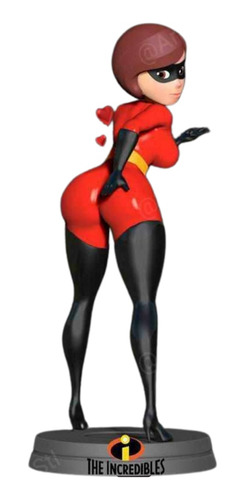 Figura Helen Parr Elastigirl Coleccionable Impresa En 3d25cm