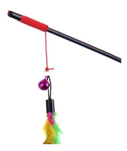 Imagen 3 de 4 de Varita Da Big Bird Feather - Divertido Juguete Para Gatos