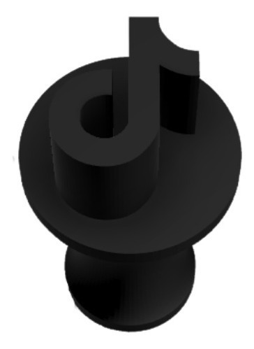 Imagem 3 de 10 de Kit Carimbo Marcador Tiktok+logo Brigadeiro Confeitaria