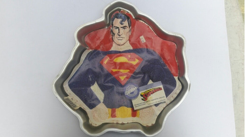 Figura Superman Molde Para Pastel Wilton Vintage 1977 Dc