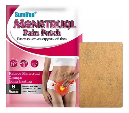 80 Parches Térmicos Para Cólicos Menstruales Alivia El Dolor