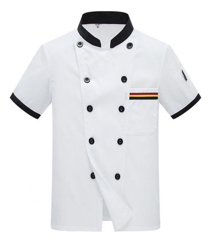 Camisa Unisex De Manga Corta Con Uniforme De Chef De Cocina