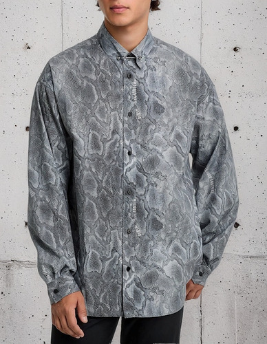 Camisa Animal Print Versace Jeans Couture Con Msi