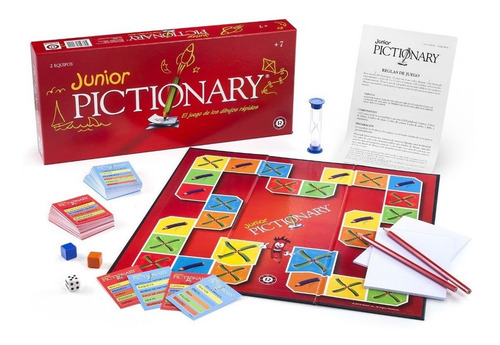 Imagen 3 de 3 de Juego de mesa Pictionary Jr. Ruibal 7901