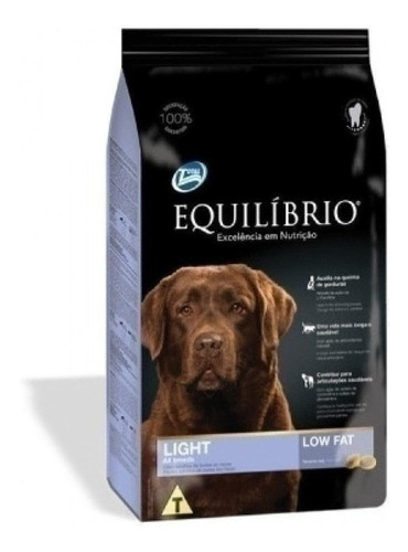 Equilibrio Light Todas Las Razas Adulto - 15 Kg