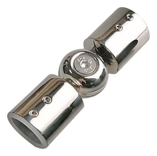 A 6 Conector De Esquina Para Barra De Cortina, 25mm Pulido