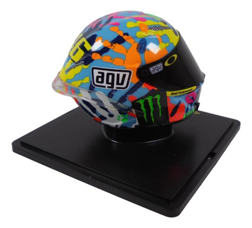 Casco Valentino Rossi Moto Gp Misano 1/5 Escala 2014