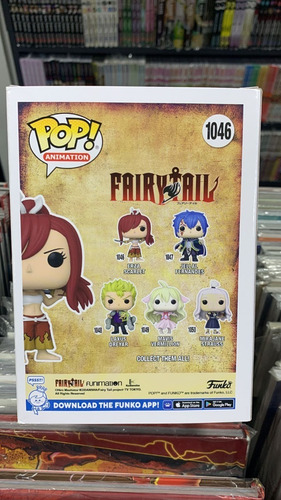 Imagen 2 de 3 de Funko Pop! Fairy Tail - Erza Scarlet #1046 - Original