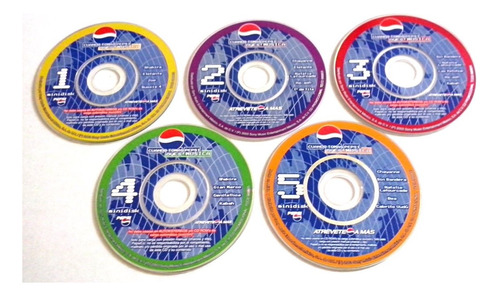 Sony / Pepsi - 5 Minidisks Promocionales Ed. 2003. Completa!
