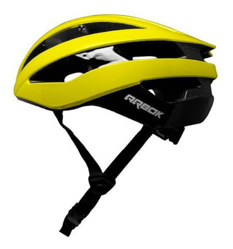 Capacete Ciclismo Arbok Evo S-352 Speed Mtb Ajuste Cor Amarelo/Preto Tamanho G 58-61