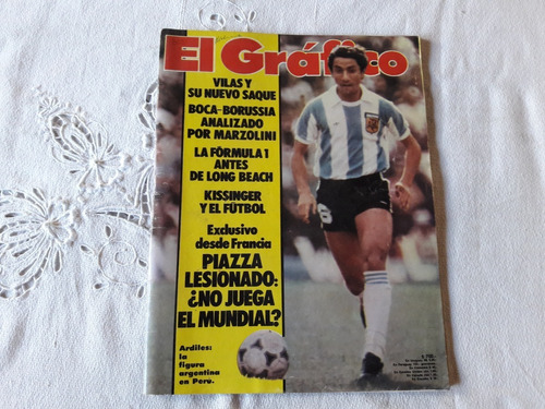 El Gráfico N° 3051 28/3/1978 Ardiles Argentina Peru - Vilas