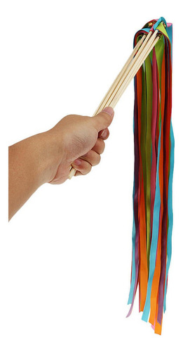 10x Cinta Campana Varitas De Colores Palos De Madera Boda