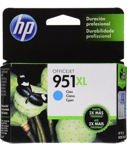 Cartucho Hp 951xl Original Cyan