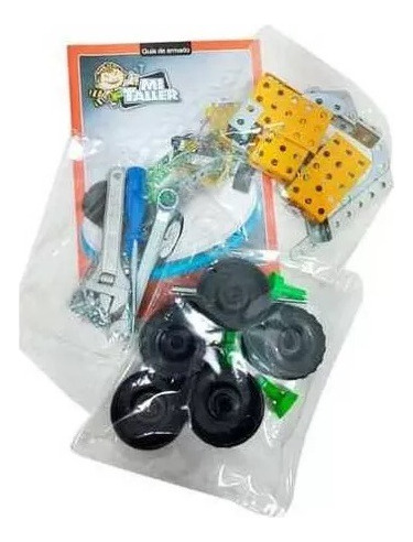 Set Pequeño Ingeniero Mi Taller 80 Piezas Metalicas