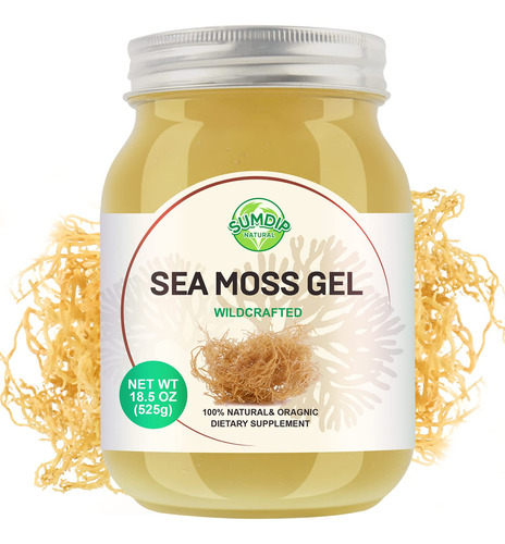 Gel De Musgo Marino, Gel Organico Sin Sabor Irlandes De Masa