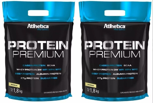 Combo 2 Protein Premium 1,8kg - Atlhetica 