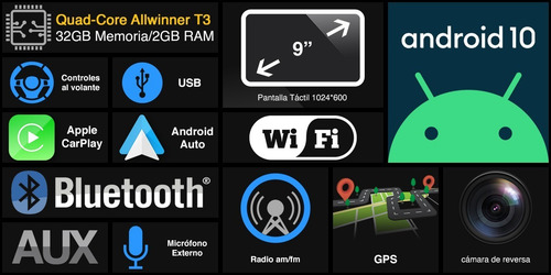 Imagen 3 de 8 de Estereo Mazda 6 2009 A 2013 Android Auto Carplay Gps 9 PuLG
