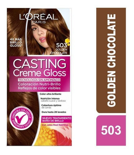 Tinta Casting Creme Gloss N.503 Golden Choco