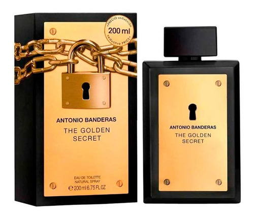Perfume The Golden Secret De Antonio Banderas Hombre 200ml