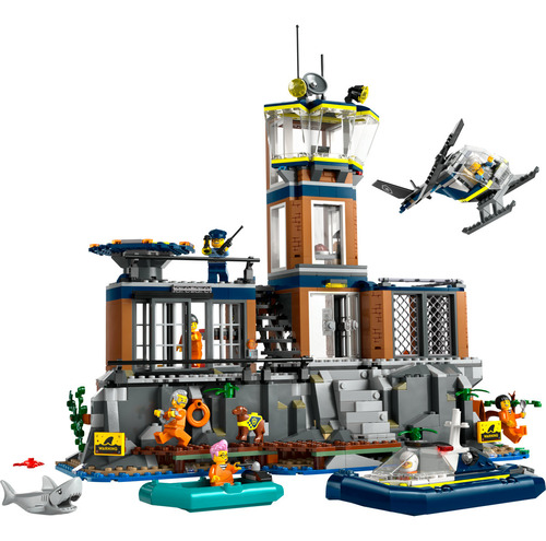 Lego City Police 60419 Isla Prisión De La Policía 980 Piezas
