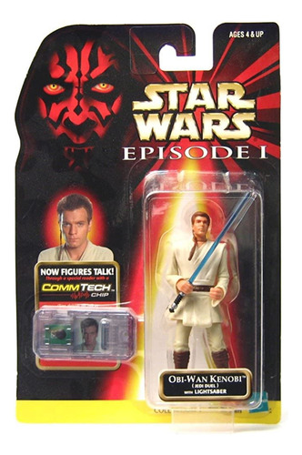 Figura De Acción Star Wars Obi-wan Kenobi Jedi Duel 9,5 Cm