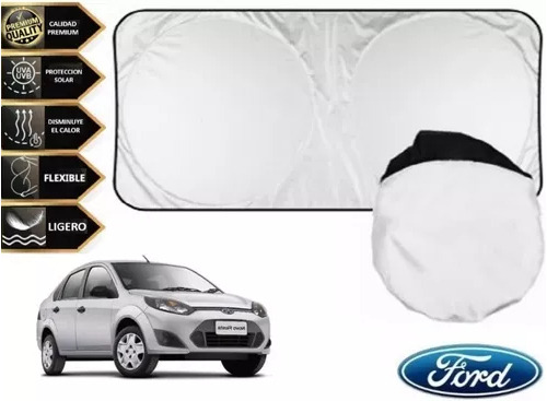 Cubre Sol Protector Solar Ventosas Hb Ford Fiesta Ikon 2013