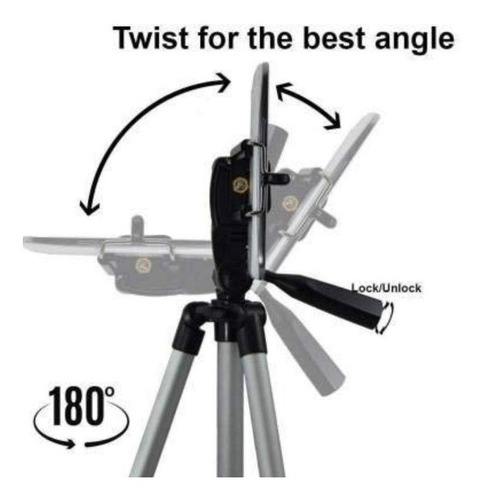 Tripie Soporte Celular Camara Base Universal Foto Video 360