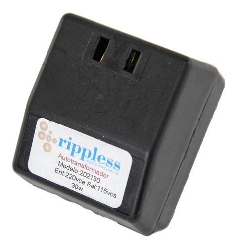 Imagen 5 de 7 de Auto Transformador Fuente 220v - 110v 30w 1 Toma Trafo Htec