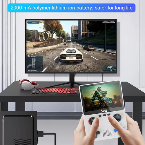 Juegos De Reproductor Portátil X6, Pantalla Ips 3.5 Pu