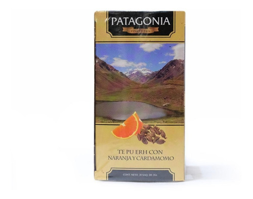 Té Patagonia Naranja Y Cardamomo 20 Saquitos 