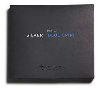 Kit Perfume Masculino Zara Man Silver E Zara Blue Spirit