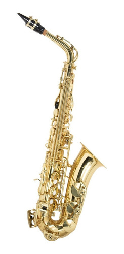 Saxofon Alto Laqueado Llave De F# Estuche Psa2000-l Wesner