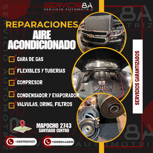 Carga De Aire Acondicionado Automotriz En Local O Domicilio