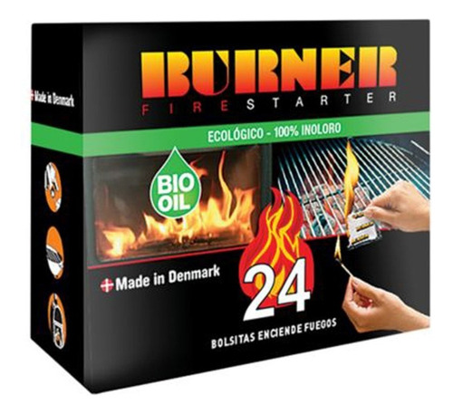 Burner - Bolsitas Enciende Fuego - 100% Ecológico